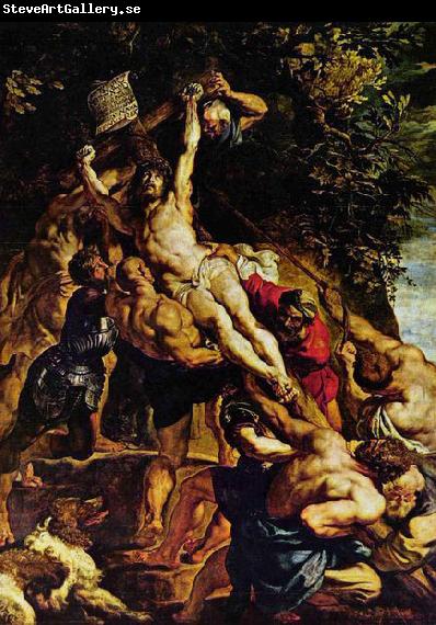Peter Paul Rubens The Raising of the Cross,